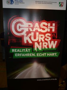 Foto vom Crash Kurs NRW Plakat